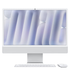 24-inch iMac with Retina 4.5K display: Apple M4 chip with 10-core CPU and 10-core GPU, 512GB SSD - Silver
