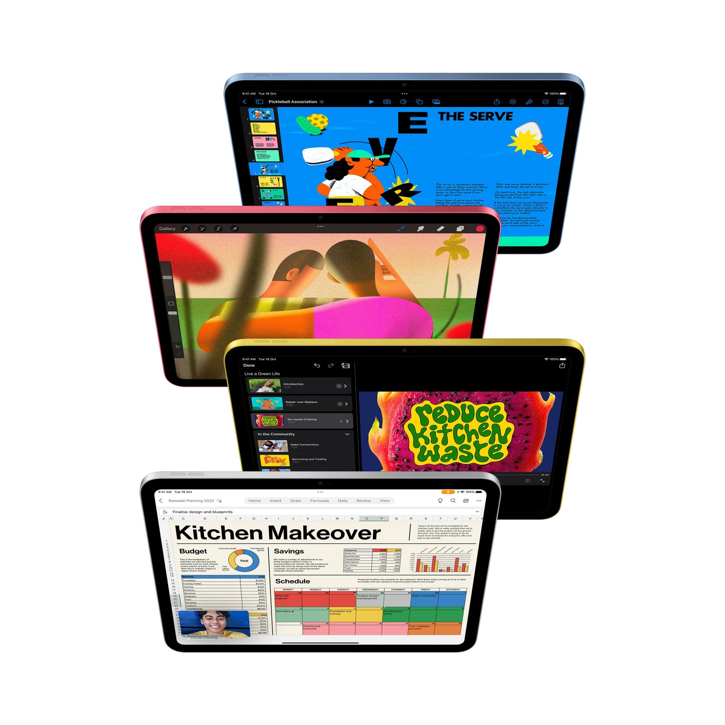 10.9-inch iPad Wi-Fi + Cellular 64GB - Yellow (10th generation)