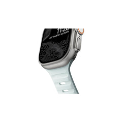 Nomad Apple Watch 49/45/44/42mm (Series SE/Ultra/9/8/7/6/5/4/3/2) Rocky Point BandIcy Blue Glow