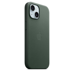 iPhone 15 FineWoven Case with MagSafe - Evergreen