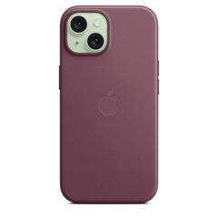 iPhone 15 FineWoven Case with MagSafe - Mulberry
