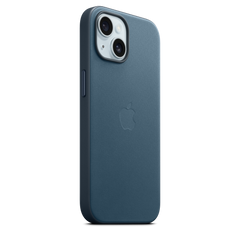 iPhone 15 FineWoven Case with MagSafe - Pacific Blue