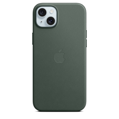 iPhone 15 Plus FineWoven Case with MagSafe - Evergreen