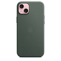 iPhone 15 Plus FineWoven Case with MagSafe - Evergreen