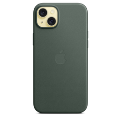iPhone 15 Plus FineWoven Case with MagSafe - Evergreen