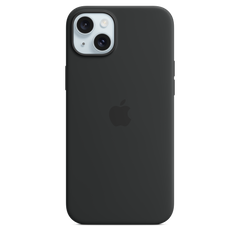 iPhone 15 Plus Silicone Case with MagSafe - Black