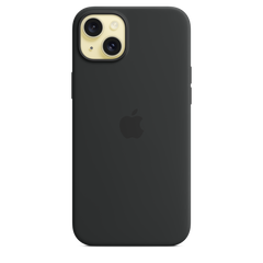 iPhone 15 Plus Silicone Case with MagSafe - Black