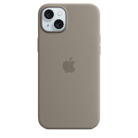 iPhone 15 Plus Silicone Case with MagSafe - Clay