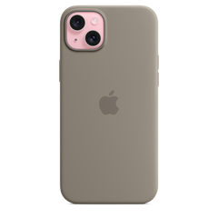 iPhone 15 Plus Silicone Case with MagSafe - Clay