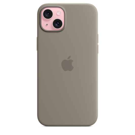 iPhone 15 Plus Silicone Case with MagSafe - Clay