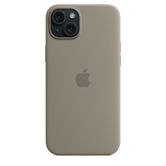 iPhone 15 Plus Silicone Case with MagSafe - Clay