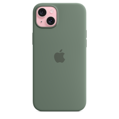 iPhone 15 Plus Silicone Case with MagSafe - Cypress