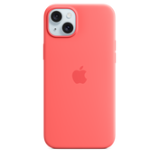 iPhone 15 Plus Silicone Case with MagSafe - Guava