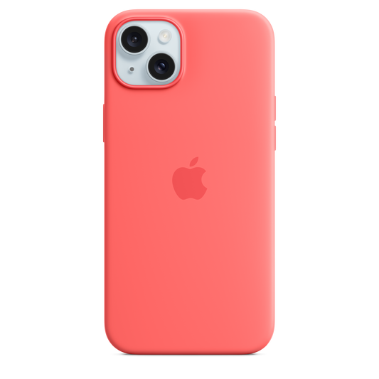 iPhone 15 Plus Silicone Case with MagSafe - Guava