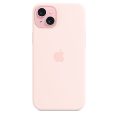 iPhone 15 Plus Silicone Case with MagSafe - Light Pink