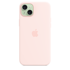 iPhone 15 Plus Silicone Case with MagSafe - Light Pink