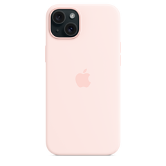 iPhone 15 Plus Silicone Case with MagSafe - Light Pink