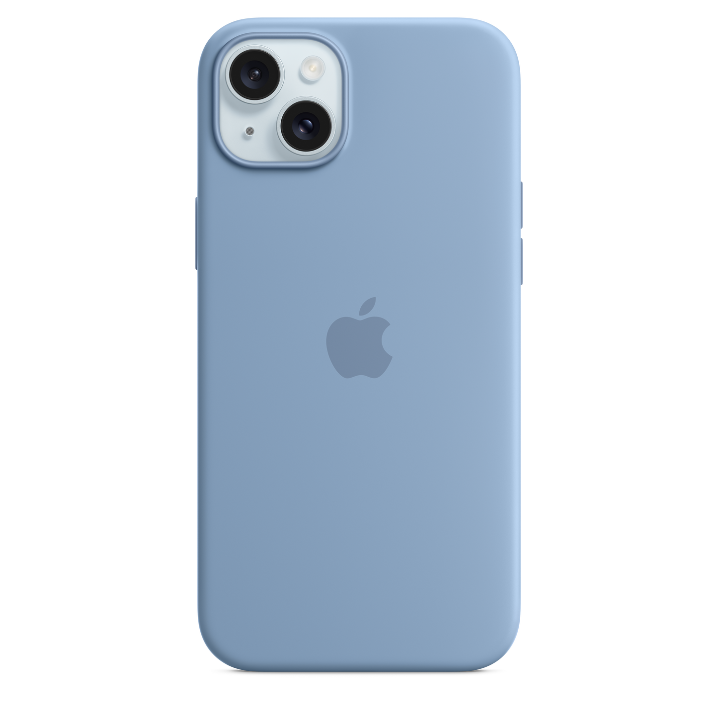 iPhone 15 Plus Silicone Case with MagSafe - Winter Blue