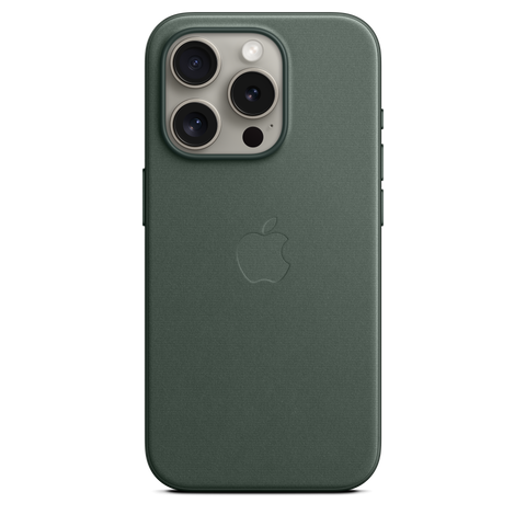 iPhone 15 Pro FineWoven Case with MagSafe - Evergreen