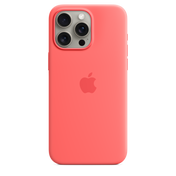 iPhone 15 Pro Max Silicone Case with MagSafe - Guava