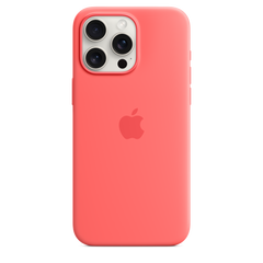 iPhone 15 Pro Max Silicone Case with MagSafe - Guava