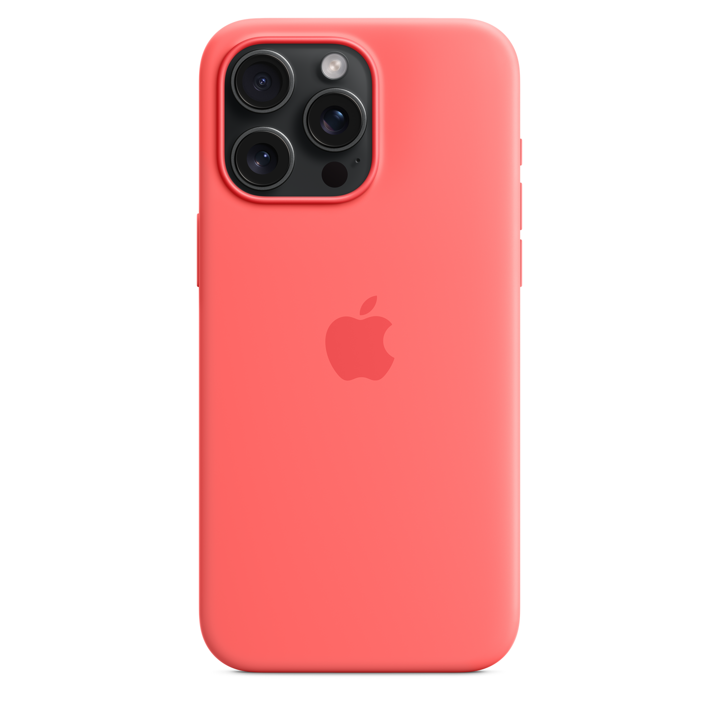 iPhone 15 Pro Max Silicone Case with MagSafe - Guava