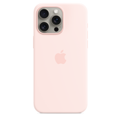 iPhone 15 Pro Max Silicone Case with MagSafe - Light Pink