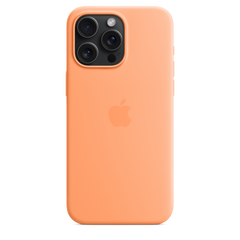 iPhone 15 Pro Max Silicone Case with MagSafe - Orange Sorbet