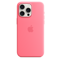 iPhone 15 Pro Max Silicone Case with MagSafe - Pink