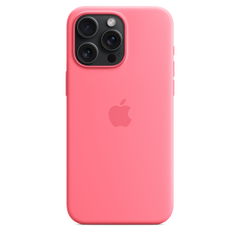 iPhone 15 Pro Max Silicone Case with MagSafe - Pink