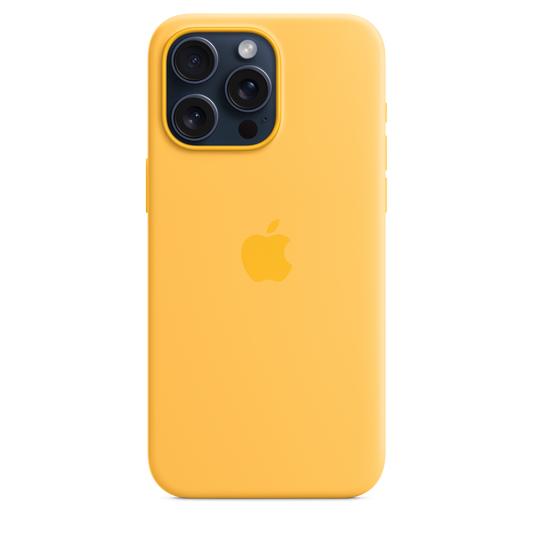 iPhone 15 Pro Max Silicone Case with MagSafe - Sunshine