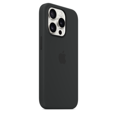 iPhone 15 Pro Silicone Case with MagSafe - Black