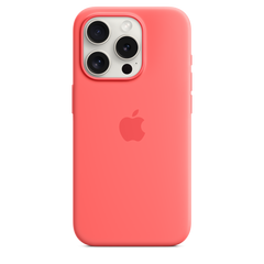 iPhone 15 Pro Silicone Case with MagSafe - Guava