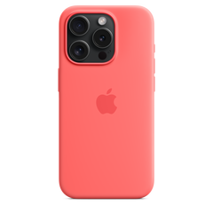 iPhone 15 Pro Silicone Case with MagSafe - Guava