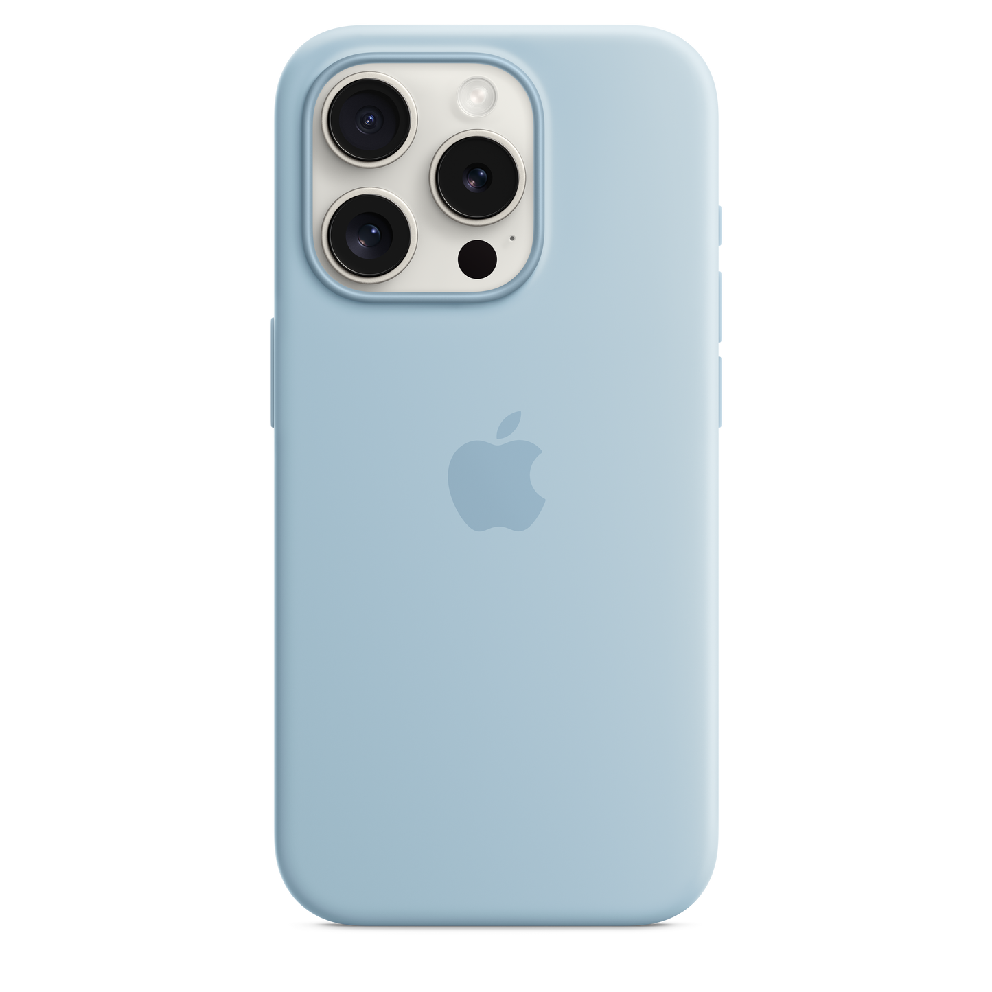 iPhone 15 Pro Silicone Case with MagSafe - Light Blue