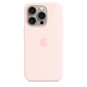 iPhone 15 Pro Silicone Case with MagSafe - Light Pink