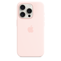 iPhone 15 Pro Silicone Case with MagSafe - Light Pink