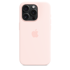 iPhone 15 Pro Silicone Case with MagSafe - Light Pink