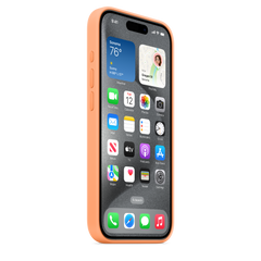 iPhone 15 Pro Silicone Case with MagSafe - Orange Sorbet
