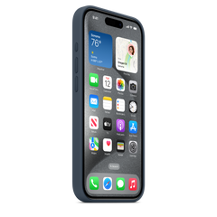 iPhone 15 Pro Silicone Case with MagSafe - Storm Blue