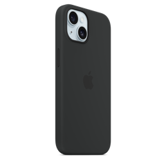 iPhone 15 Silicone Case with MagSafe - Black