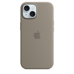 iPhone 15 Silicone Case with MagSafe - Clay