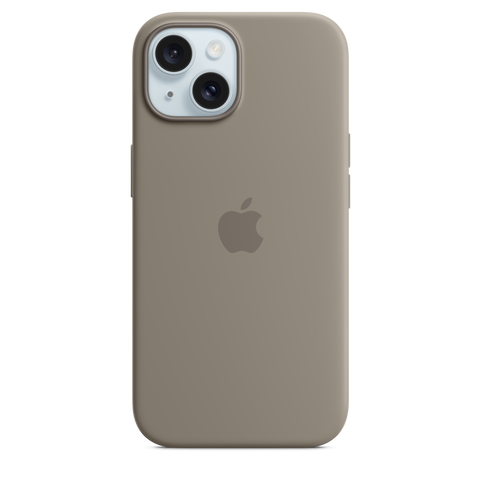 iPhone 15 Silicone Case with MagSafe - Clay