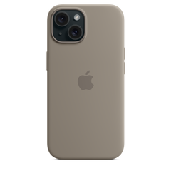 iPhone 15 Silicone Case with MagSafe - Clay