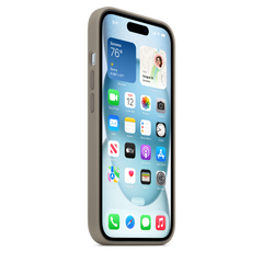 iPhone 15 Silicone Case with MagSafe - Clay