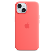 iPhone 15 Silicone Case with MagSafe - Guava