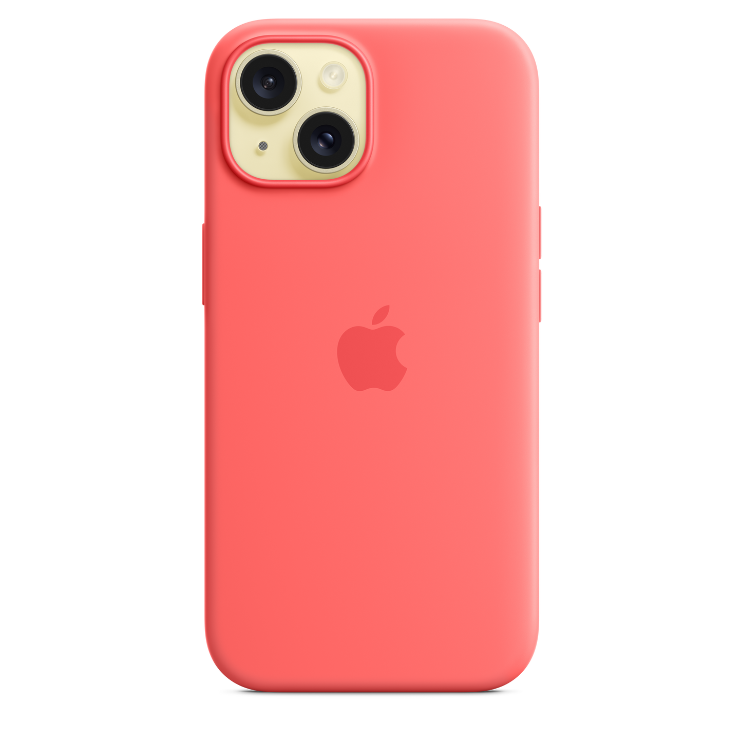 iPhone 15 Silicone Case with MagSafe - Guava