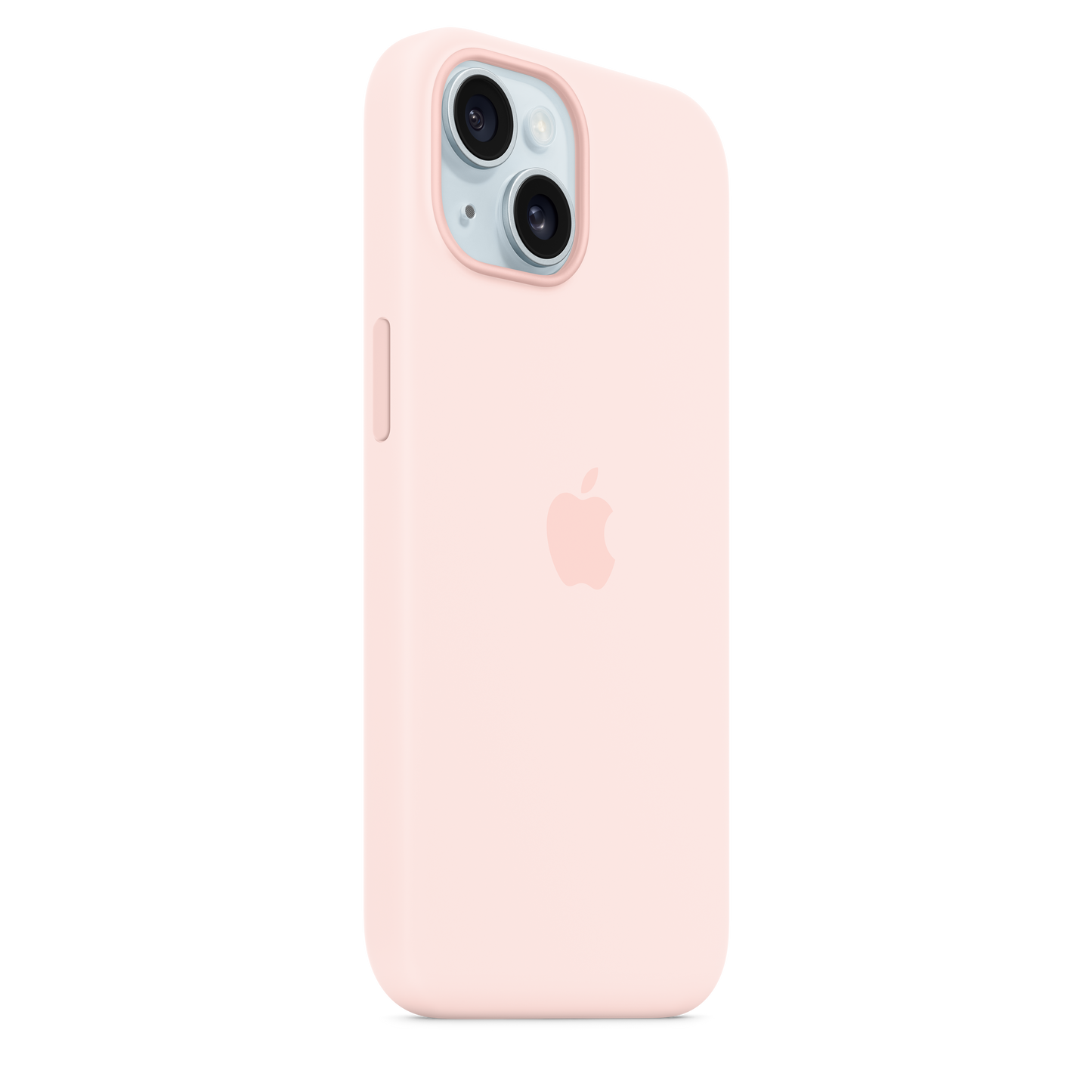 iPhone 15 Silicone Case with MagSafe - Light Pink