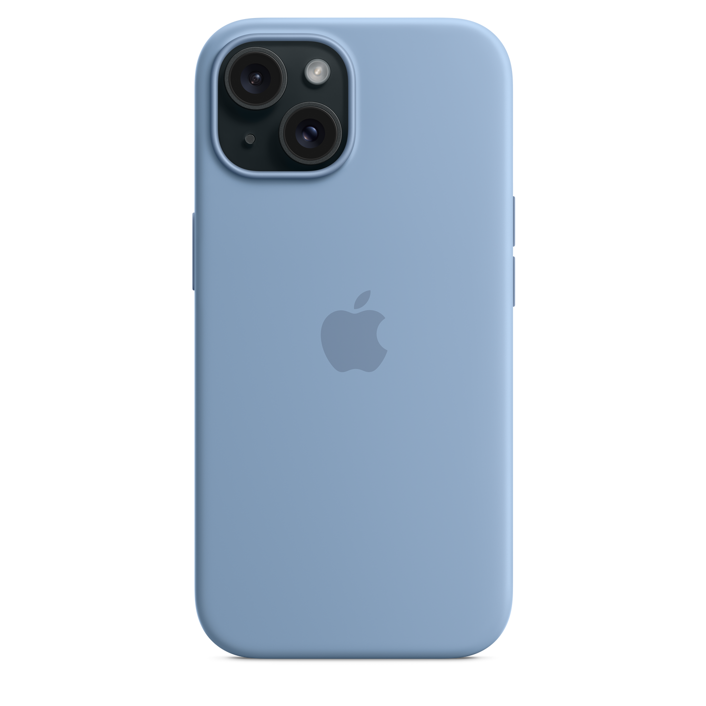 iPhone 15 Silicone Case with MagSafe - Winter Blue