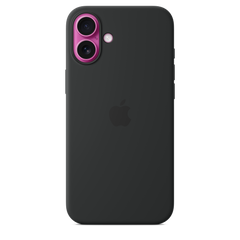 iPhone 16 Plus Silicone Case with MagSafe - Black